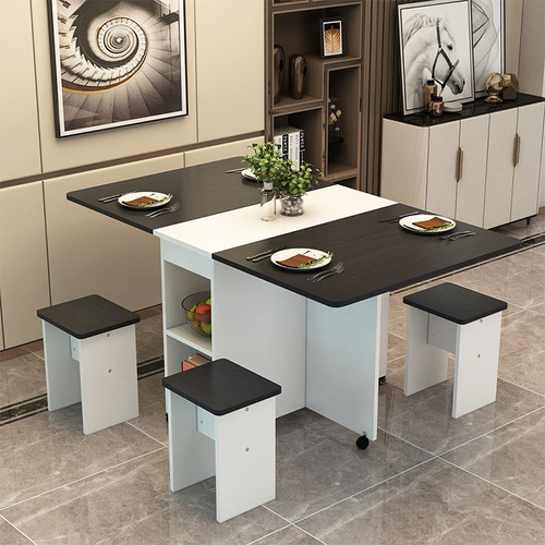 Comedor Plegable Nordico Incluye 4 Sillas