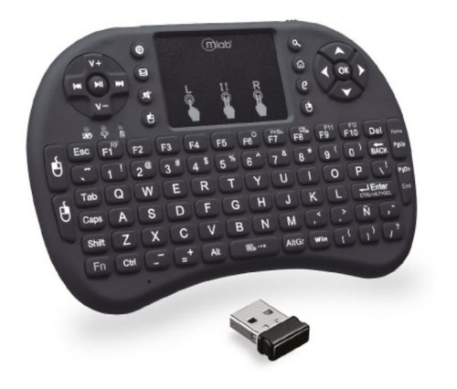 Mini Teclado Mlab 9077 Inalambrico Con Touchpad Para Smarttv
