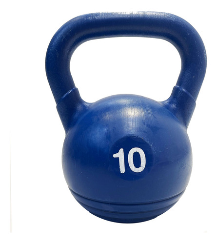 Pesa Rusa Kettlebell Fitness Mir 10 Kg Gimnasio Pvc Gym