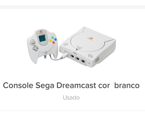 Vídeo Game Dreamcast Sega Completo E Com Acessórios E Jogos 