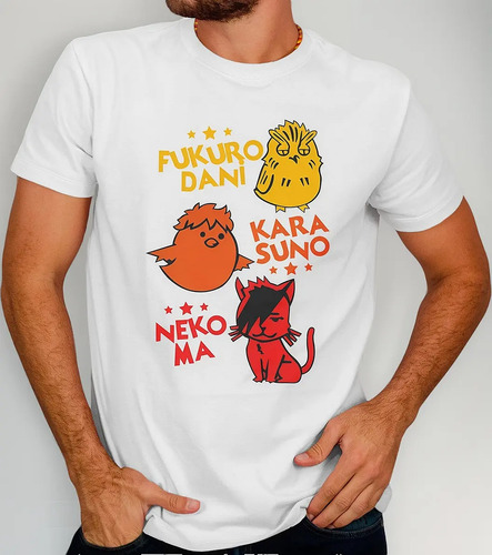 Playera Fukurodani , Karasuno & Nekoma Anime Haikyuu!! #6