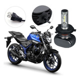 Lâmpada Super H4 Ultraled Farol Moto Mt-03 6000k Xenon