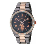 Reloj Mujer U.s. Polo Assn. Usc40265az Cuarzo Pulso Bicolor