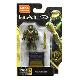 Halo Heroes Mega Construx Pro Builders Series 10 Master Chi.