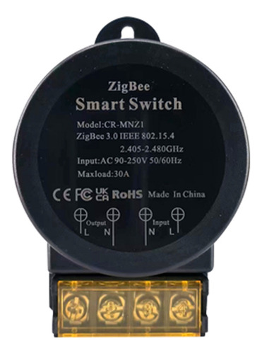 Power Monitor Zigbee Switch 30a Ac90-250v Tuya L 1