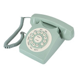 Ho Teléfono Fijo Vintage Europeo Antiguo Verde Alto