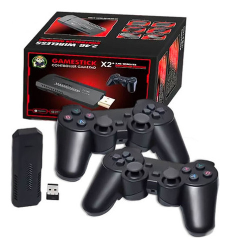 Kit 2 Controle + Game Gd10 + Cartão De Memoria + 128 Gigas