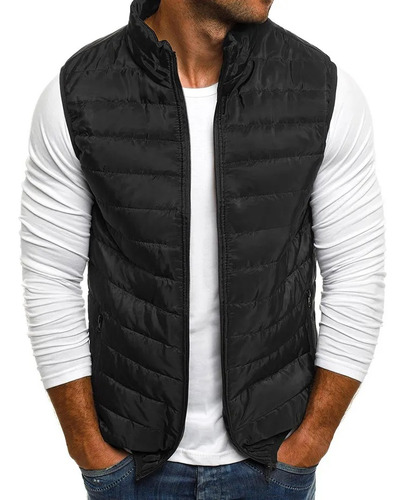 Colete Masculino Nylon Com Touca Removivél Luxuoso