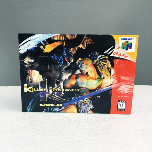 Killer Instinct Gold N64 Caja, Sop, Etiquetas Y Manual Custm