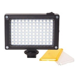 Iluminador 96 Led+bateria Para Cêmeras Dslr