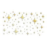 Decal Para Pared De Estrellas Plateadas, 82 Piezas