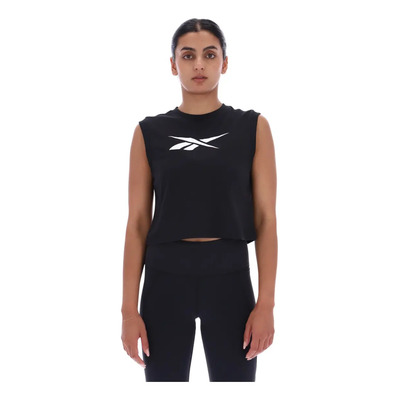 Playera Negra Reebok Train Core Boxy Tank Para Mujer 1971 | Envío gratis