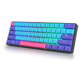 Surmen 60% Teclado Inalámbrico Para Juegos 60% Rgb Retroi...