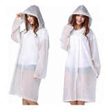 2 Piezas Mujer Impermeable Exteriores Capa Portátil Para