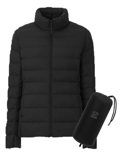 Campera De Pluma Uniqlo Dama Calidad Premium + Bolsa Suna