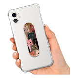 Kit Capa + Suporte Celular Personalizado Gatos 4