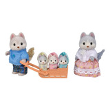 Calico Critters Perros Husky Huskies Dog Sylvanian Ternurine