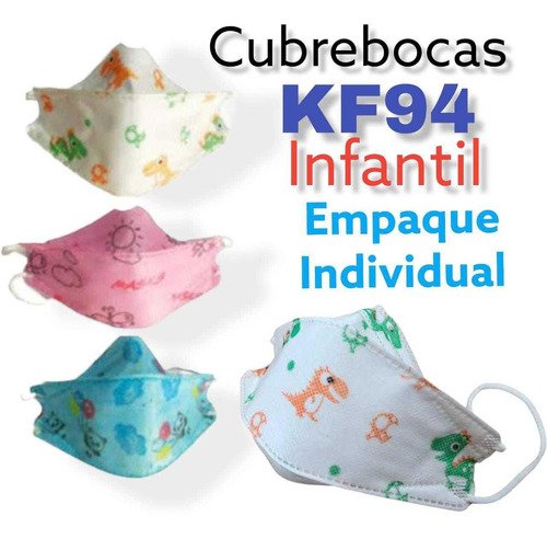 1000 Cubrebocas Kf94 Infantil O (kn95 Coreano)