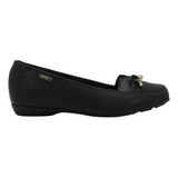 Mocassim Feminino Adulto Modare Preto Palmilha Conforto