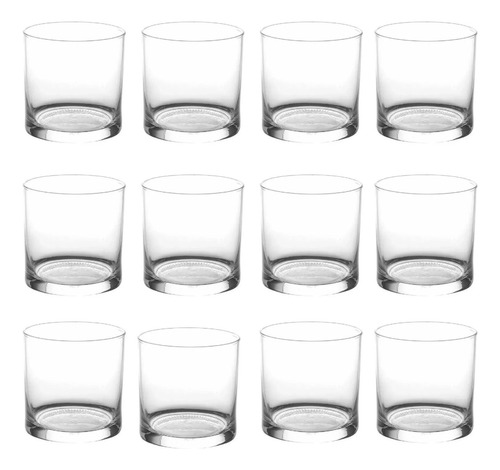 Vaso Whisky Cylinder Vidrio Nadir 320 Ml X 12 Unidad