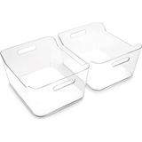 Caja Organizador Refrigerador Multiusos Alacena Cocina 2 Pzs