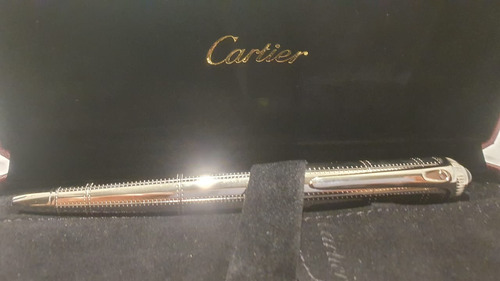 Pluma Cartier Con Oro Y Zafiro