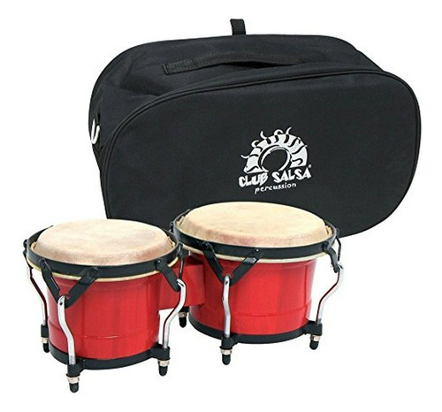 Club Salsa F826006 Bongo De 6,5 Y 7,5 Pulgadas Con Bolsa - V