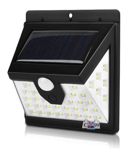 Lampara Solar Para Pared Con Panel Solar 40 Leds Con Sensor