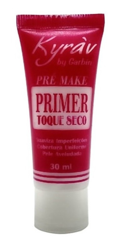 Primer Facial Pré Make Seco 30ml Kyrav Para Maquiagem Completa