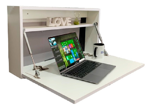 Escrivaninha Suspensa Mesa Dobrável 70cm Home Office