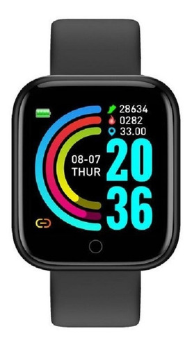 Reloj Inteligente Y68 Pulso Cardiaco Pasos Smartwatch Bt
