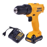 Parafusadeira Furadeira 10mm 12v Bivolt Dewalt 127v 220v Cor Amarelo Frequência 60hz 110v/220v