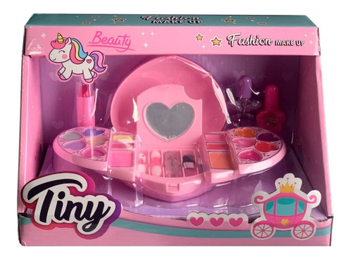 Tiny Set De Maquillaje Corazón Desplegable Con Sombras 3187