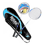 2 Raquetas De Bádminton De Alluminio Templado