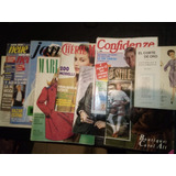 Lote Revistas Mujer En Francés Alemán Italiano