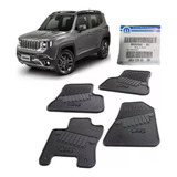 Tapete Borracha Preto Jeep Renegade Original Mopar