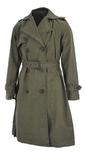 Campera Mujer Piloto Microfibra Impermeable Trench Yd 76213