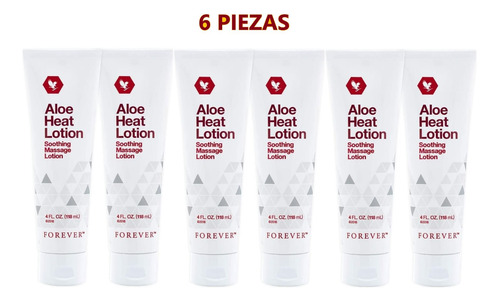 6 Aloe Heat Lotion Loción Corporal Forever Living® 6 Piezas