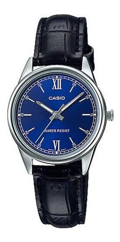 Reloj Casio De Dama Modelo Ltp-v005 Carátula Azul