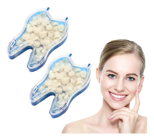 2×temporary Front Crowns For Porcelain Teeth E