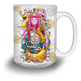 Taza Para Café De 15 Oz De Hora De Aventura Personajes Fin