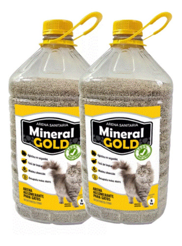 Mineral Gold Arena Aglomerante 2 X 5 Kg (10kg)