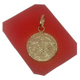 Dije Medalla Tetragramaton Pentagrama Amuleto Oro Lami 00553