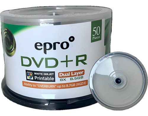 100 Unidades Dual Layer Epro Dl Printable Xgd3