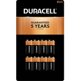 Duracell 9v Alkaline Batteries 8 Count