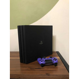 Ps4 Pro 1tb - Un Joystick Púrpura - Juegos