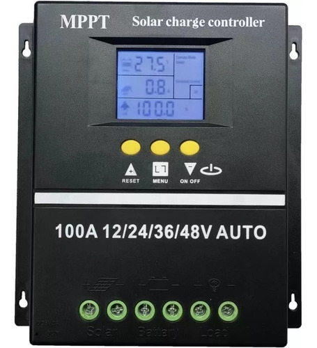 Controlador De Carga Solar Mppt 100 Amp 12v /24v / 36v / 48v