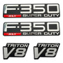 Emblema Kit Ford Triton F350 Xlt Super Duty ( Adhesivo 3m) Ford Focus