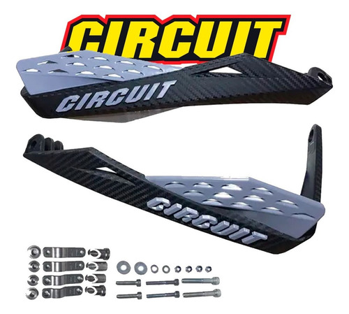 Par Protetor Mão Circuit Fenix Carbon Ii Fe Kxf 250 400