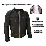 Chaqueta Moto Protecciones Removibles Certificada Deportiva